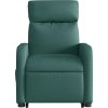 Elektrické zvedací polohovací křeslo textil [3206723] (Barva Tmavě zelená)