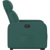 Elektrické zvedací polohovací křeslo textil [3206723] (Barva Tmavě zelená)
