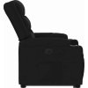 Elektrické zvedací polohovací křeslo textil [3206581] (Barva Černá)