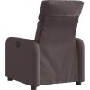 Elektrické polohovací křeslo textil [3206685] (Barva Hnědá)