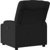 Elektrické polohovací křeslo textil [3206569] (Barva Černá)