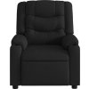Elektrické polohovací křeslo textil [3206569] (Barva Černá)