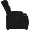 Elektrické polohovací křeslo textil [3206569] (Barva Černá)