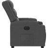 Elektrické polohovací křeslo textil [3206569] (Barva Černá)