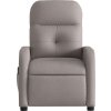 Elektrické masážní polohovací křeslo textil [3206786] (Barva Světle šedá)
