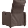 Elektrické masážní polohovací křeslo umělá kůže [3206744] (Barva Hnědá)