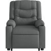 Zvedací polohovací křeslo textil [3206574] (Barva Tmavě šedá)