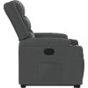 Zvedací polohovací křeslo textil [3206574] (Barva Tmavě šedá)