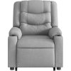 Zvedací polohovací křeslo textil [3206574] (Barva Tmavě šedá)