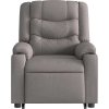 Zvedací polohovací křeslo textil [3206574] (Barva Tmavě šedá)