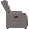 Zvedací polohovací křeslo textil [3206574] (Barva Tmavě šedá)