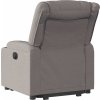 Zvedací polohovací křeslo textil [3206574] (Barva Tmavě šedá)