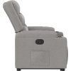 Zvedací polohovací křeslo textil [3206574] (Barva Tmavě šedá)