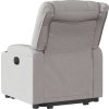 Zvedací polohovací křeslo textil [3206574] (Barva Tmavě šedá)