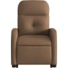 Zvedací polohovací křeslo textil [3206799] (Barva Hnědá)