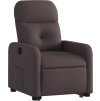Zvedací polohovací křeslo textil [3206799] (Barva Hnědá)