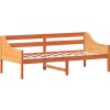 Válenda bez matrace voskově 80 x 200 cm masivní borovice [842826] (Barva Přírodní)