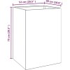 Truhlík černý 52 x 48 x 75 cm ocel [841585] (Barva Ocel/Antracitový)