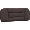 Polštář na čelo postele Hvar 100 cm textil [374552] (Barva Tmavě hnědá)