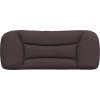 Polštář na čelo postele Hvar 100 cm textil [374552] (Barva Tmavě hnědá)