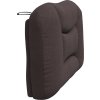 Polštář na čelo postele Hvar 100 cm textil [374552] (Barva Tmavě hnědá)