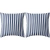 Venkovní polštáře 2 ks 45x45 cm [132309] (Barva šedý proužek)