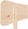 Čelo postele 135 cm masivní borové dřevo [844781] (Barva Přírodní)