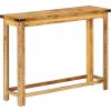 Konzolový stolek 100 x 30 x 75 cm masivní mangovníkové dřevo [372719]