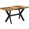 Jídelní stůl 140 x 70 x 75 cm masivní recyklované dřevo [351708]