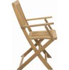 Skládací zahradní židle 2 ks 54 x 61 x 88 cm masivní akácie [365741] (Barva Světle hnědá)