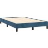 Box spring postel s matrací 120 x 190 cm samet [3269681] (Barva Tmavě moddrá)
