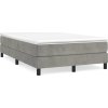 Box spring postel s matrací 120 x 190 cm samet [3269681] (Barva Tmavě moddrá)