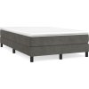 Box spring postel s matrací 120 x 190 cm samet [3269681] (Barva Tmavě moddrá)