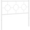Kovové náhradní čelo postele 100 cm [376304] (Barva Bílá)