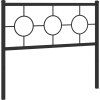 Kovové náhradní čelo postele 100 cm [376304] (Barva Bílá)