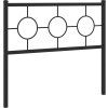 Kovové náhradní čelo postele 100 cm [376304] (Barva Bílá)