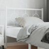 Kovové náhradní čelo postele 100 cm [376304] (Barva Bílá)