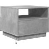Konferenční stolek s LED osvětlením 50 x 49 x 40 cm [839829] (Barva Betonová šedá)