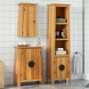 3dílná koupelnová sestava masivní borové dřevo [3223455]