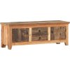 TV stolek 120 x 30 x 40 cm masivní akácie a recyklované dřevo [320380]