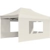 Profesionální skládací party stan + stěny hliník 4,5 x 3 m [45500] (Barva Bílá)