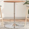 Barový stolek Ø 60 x 89,5 cm masivní bukové dřevo [3270625]
