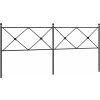 Kovové náhradní čelo postele 200 cm [376589] (Barva Bílá)
