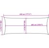 Plachta proti slunci 160 g/m² obdélník 2 x 4,5 m HDPE [311340] (Barva Cihlová)