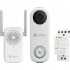 Zvonek Ezviz DB1C kit WiFi, domovní s kamerou, vyzváněcí jednotka, trafo [70293530]