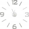 Samolepící hodiny G21 Classic Style, stříbrné
