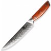 Nůž Dellinger plátkovací Carving 8,5" (210mm) Rose-Wood Damascus [6340573]