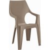 Plastová židle Keter Dante highback Cappuccino [610006]