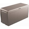 Zahradní box Keter Samoa Rattan Box 270L cappuccino