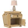 Noční stolek Corona 45 x 35 x 47,5 cm masivní borové dřevo [4005657]